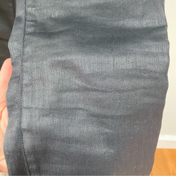 Madewell coated black jeans size 25 - Picture 5 of 9